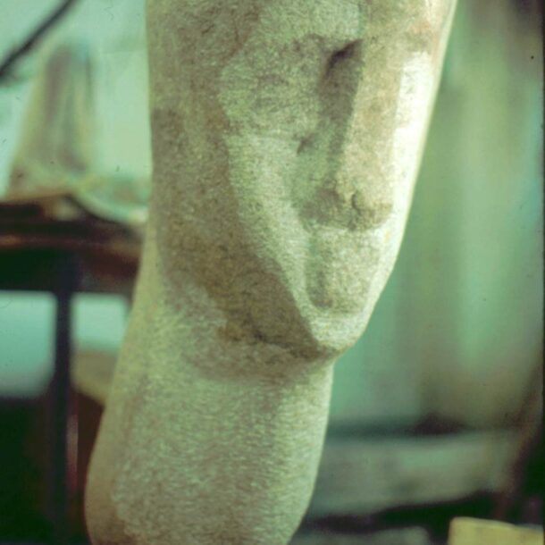 CABEZA DE GRANITO - 1981 -  GRANITO - 0,90 m x 0,50 m x 0,60 m