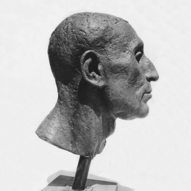 EL GRIEGO - 1976 - ACRÍLICO - 0,35 m x 0,22 m x 0,55 m