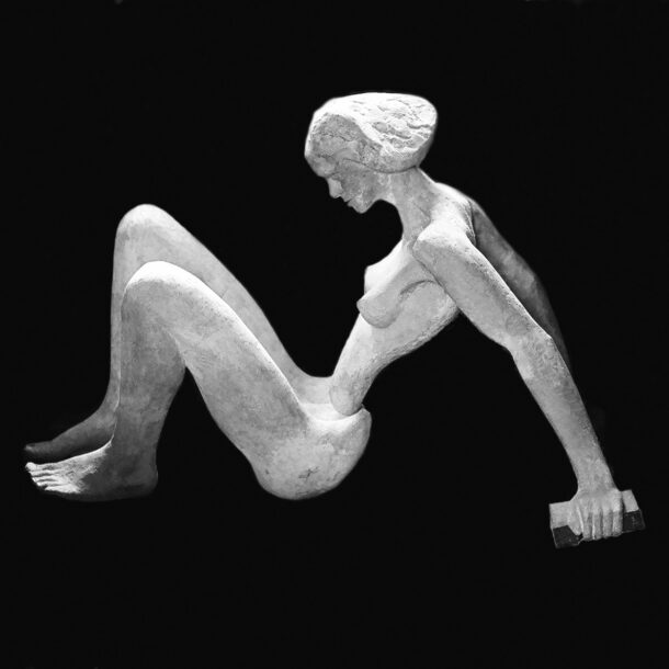 HERMAFRODITA - 1983 - ACRÍLICO - 0,70 m x 1,05 m x 1,40 m