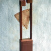 TOTEM 4 - 1990 - MADERA Y PAPEL HECHO A MANO - 0,12 m x 0,42 m x 0,04 m